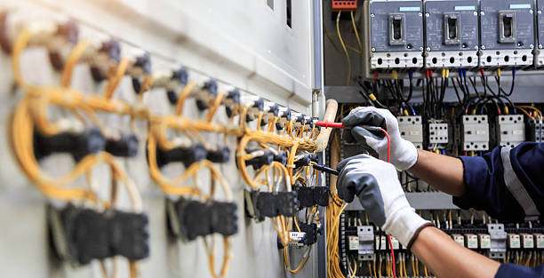 Professional Electrician technician working in North Logan, UT